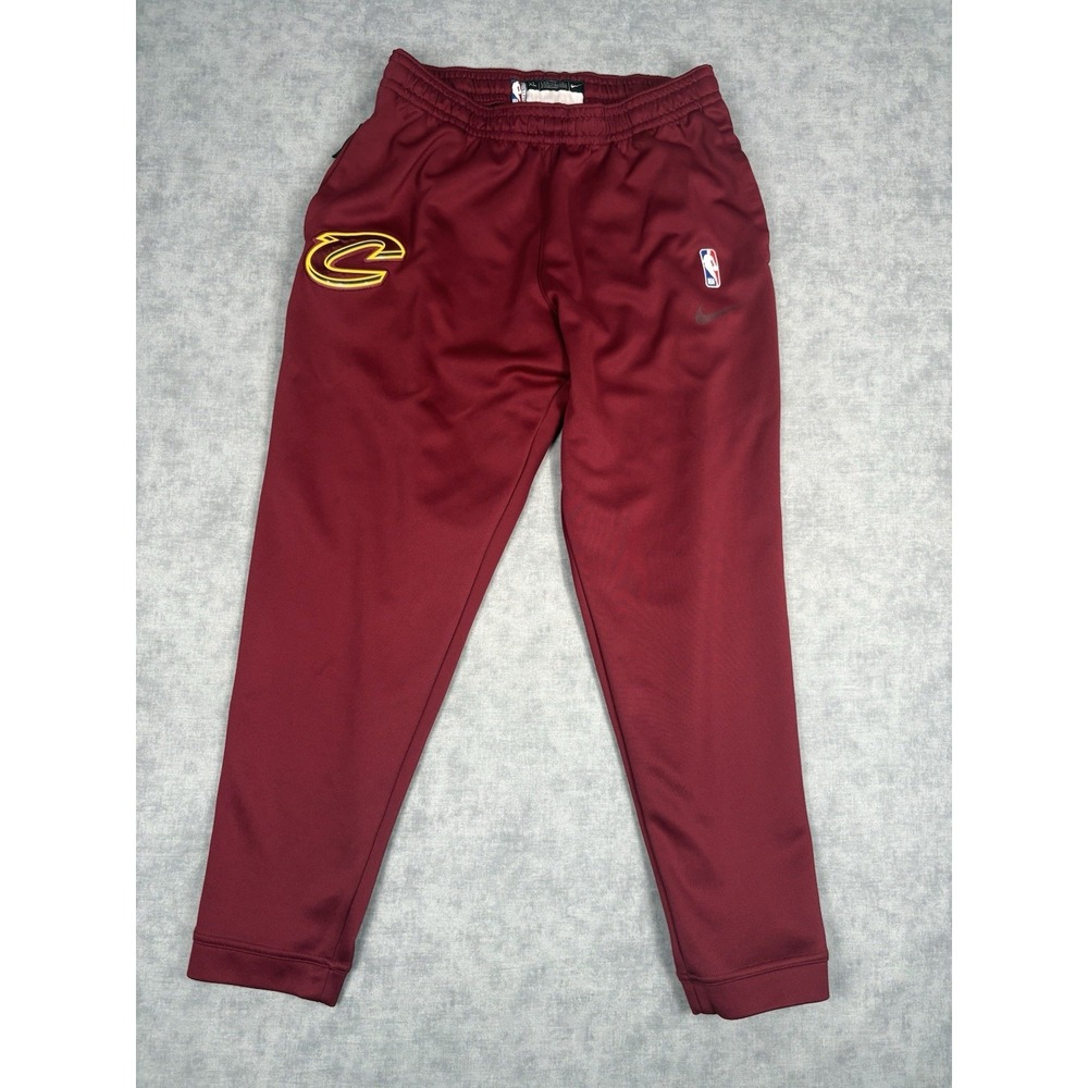 Nike Cleveland Cavaliers NBA Dri-FIT Pants Mens XL Wine On Court Warm Up Cavs